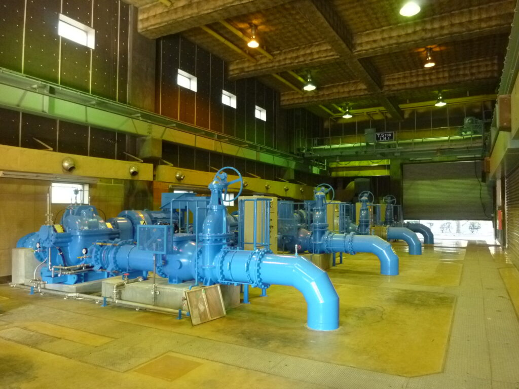 ポンプ設備（上水）<br>神奈川県企業庁　平塚ポンプ所